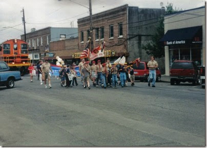 01 Boy Scouts Color Guard in the Rainier Days in the Park Parade on July 11, 1998
