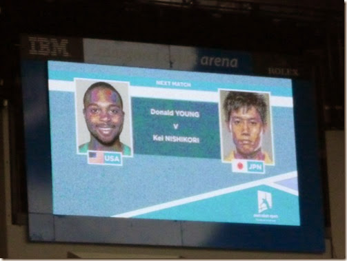 Nishikori vs Young