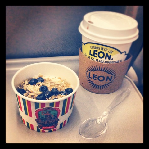 #111 - gourmet breakfast from Leon at the new Kings Cross station
