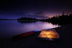 Camping in The Shoals Provincial Park