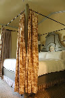 Who doesn't love a four-poster bed? Super intimate and romantic. Who doesn't love a four-poster bed? Super intimate and romantic.