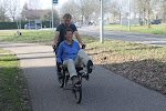 De eerste rit op Pino. Opperste concentratie.