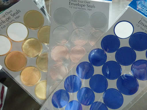 Envelope seals--or great additions to favors, paper bags, etc.