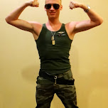 real life GUILE flexing some pipes at anime north 2013 in Toronto, Canada 