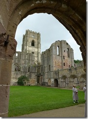abbey tower from cloister arch