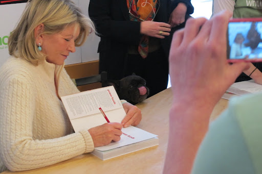 That's right Martha, you sign the books and I'll seal it with a kiss!