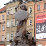 The Mermaid - symbol of Warsaw, I believe.