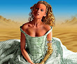 Cyber Girl In Desert
