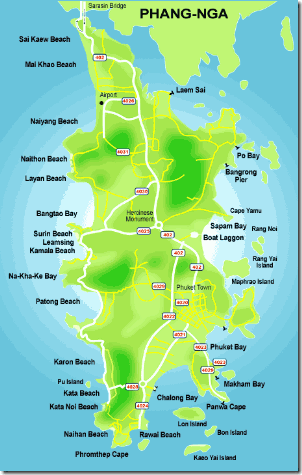 Phuket map
