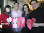 Maura, Lino, Terri and Steve-- wishing everyone a happy Valentine's Day!
