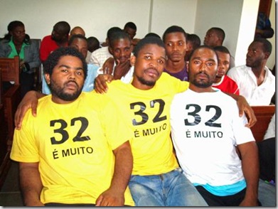 jovens condenados a tres meses de prisao angola