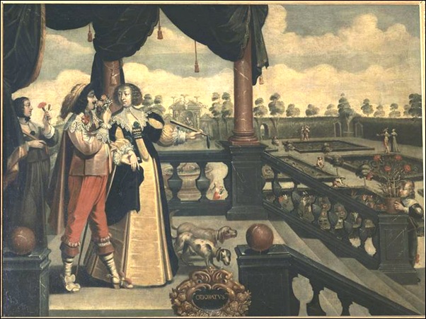 Bosse Abraham (d'après) - l'odorat (suite des 5 sens) - 17e siècle - huile sur toile - 1,04 x 1,37 m - Tours, Musée des beaux-arts Bosse Abraham (d'après) - l'odorat (suite des 5 sens) - 17e siècle - huile sur toile - 1,04 x 1,37 m - Tours, Musée des beaux-arts