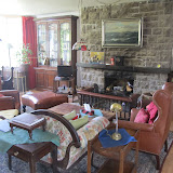 Sitting Area with Fireplace