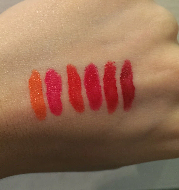 Topshop lipsticks full collection swatches | JadeBradyMakeup