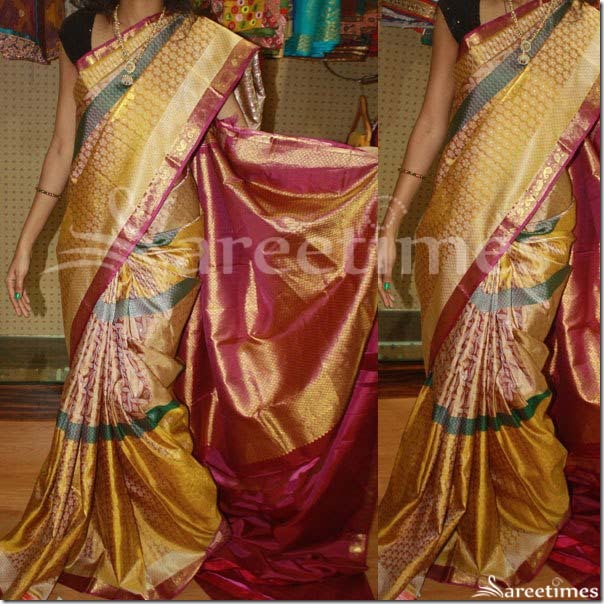 Pink_Gold_Kanjeevaram_Silk_Saree