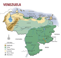venezuela map venezuela map