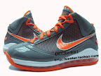 Releasing Now: Nike LeBron 7 Grey / Orange <strike>Eastbay</strike> Exclusive nike air max lebron 7 gr grey white orange 1 03 Releasing Now: Nike LeBron 7 Grey / Orange <strike>Eastbay</strike> Exclusive