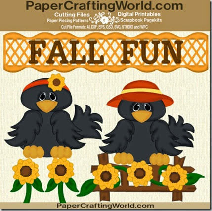 fall fun crows ppr cf-490