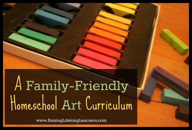 A Family Friendly Homeschool Art Curriculum via www.RaisingLifelongLearners.com