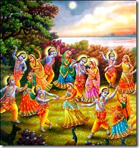 gopis dancing with Krishna