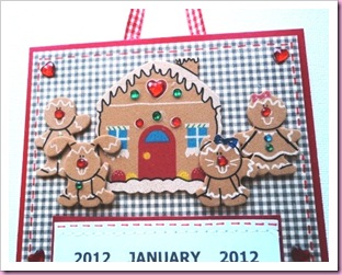 Gingerbread Man Calendar 2012 Gingerbread Man Calendar 2012