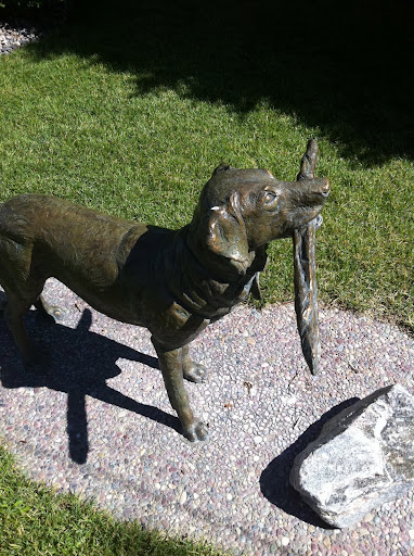 Perhaps this statue at the Bozeman airport gives you some indication of this town's priorities!