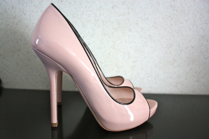 miu miu shoes, pale pink