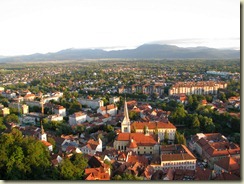 Ljubljana - vista do Castelo