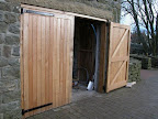 Garage doors in Oak
