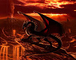 Dragon On Flame