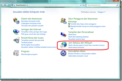 LIP ID Windows 7 Language Interface Pack Bahasa Indonesia