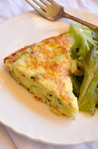 summer squash frittata