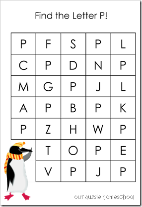 Common Worksheets » The Letter P Worksheets - Preschool and ...