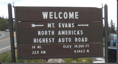 fixin to go up Mt. Evans