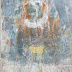 mixte media op papeir en gemaroufleerd op canvas