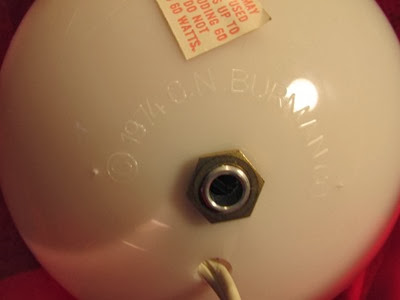 CN Burman red and white eyeball lamp imprint