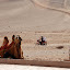 Flaming mountains - Chameau, moto et dune
