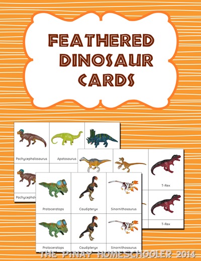 FREE Feathered Dinosaur Cards