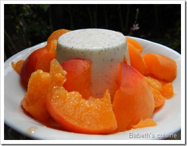 panacotta vanille abricots panacotta vanille abricots