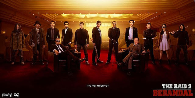Sokszereplős The Raid 2 Berandal banner