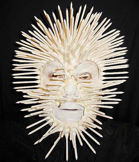 Self-Portraits Face Paintings by James Kuhn