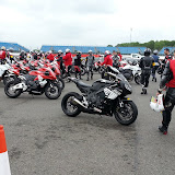The black ones are Fireblades (1000cc) the red ones, that we were on were CBR600RR's