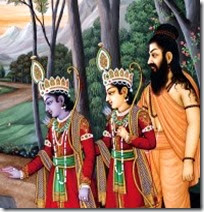 [Rama and Lakshmana with Vishvamitra]