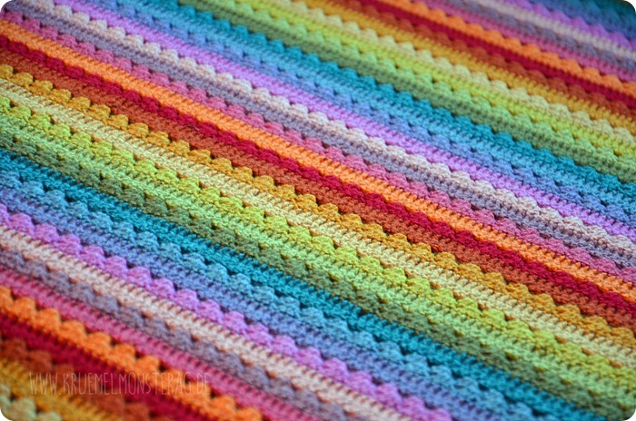 Cosy Stripe Blanket (03) pattern by attic24