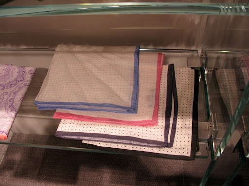 There are so many great accessories to choose from for the groom, like these polka dot pocket squares.