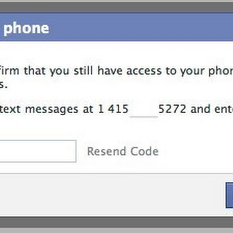 Secure Facebook by Enabling 2-Step Mobile Verification