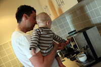 Brewing some espresso