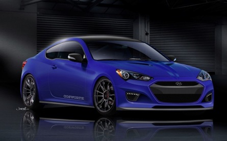 2013 Hyundai Genesis Coupe Cosworth Genesis Racing Series CGRS 2012 SEMA show car