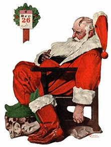 c0 Norman Rockwell, Santa Claus the Day After Christmas, 1922