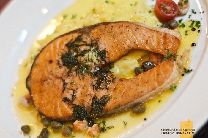 Millie's Pan Fried Salmon at Microtel MOA